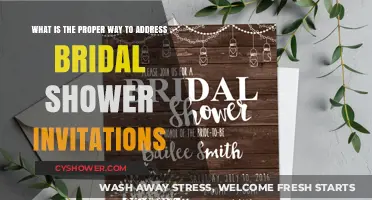 Bridal Shower Invitation Etiquette: Proper Addressing Tips for a Perfect Event