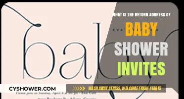 Sweet Beginnings: Decoding the Return Address on Baby Shower Invites