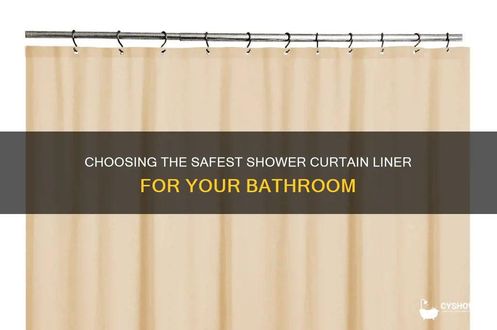 what is the safest shower curtain liner