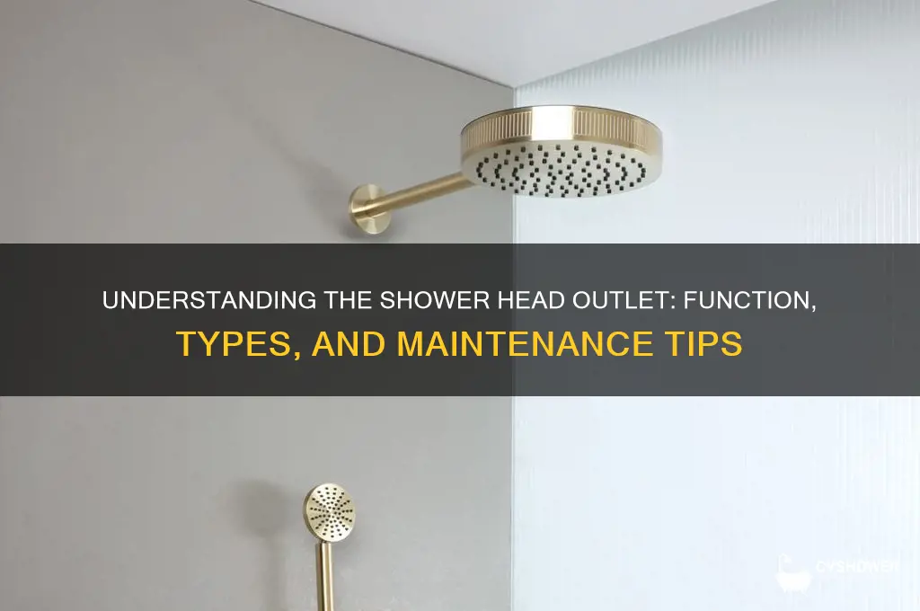 what is the shower head outlet
