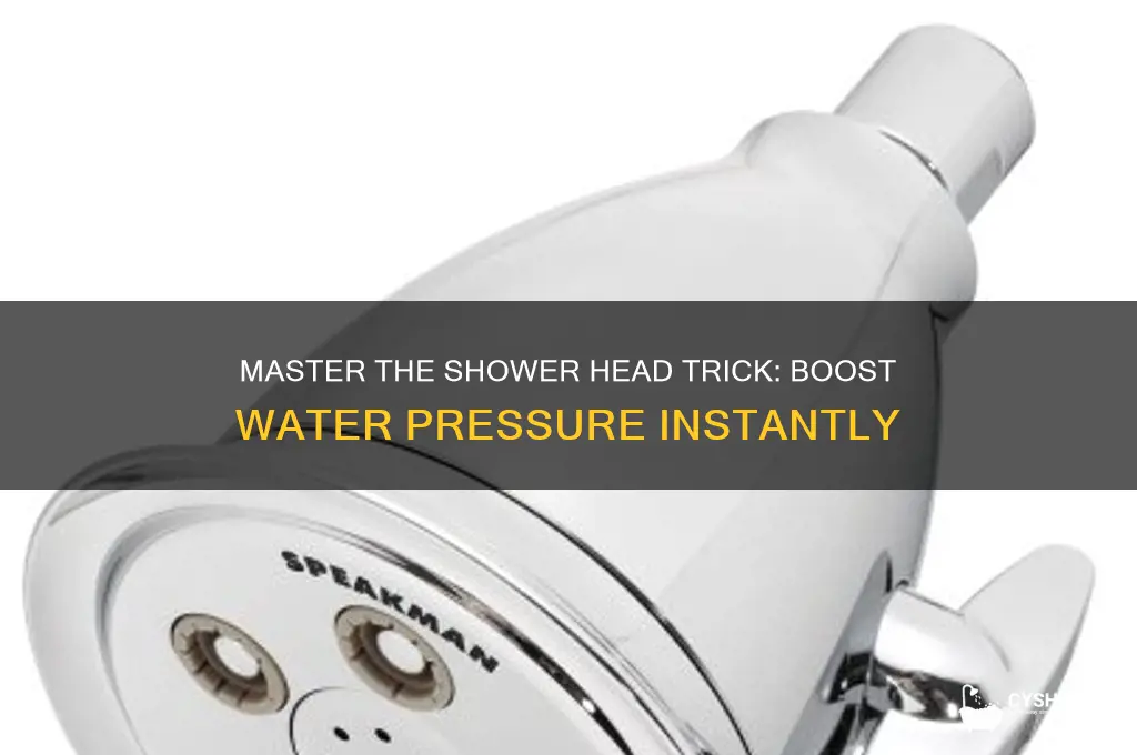 what is the shower head trick