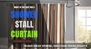 Choosing the Right Shower Stall Curtain Size for Your Bathroom