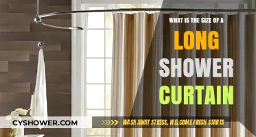 Standard Long Shower Curtain Size Guide: Dimensions Explained