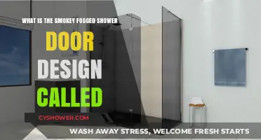 Smokey Fogged Shower Door Design: Unveiling the Elegant Frosted Glass Style