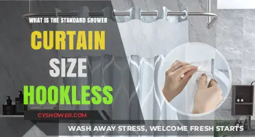 Standard Shower Curtain Size for Hookless Designs: A Complete Guide