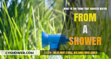 Understanding the Shower Component That Squeezes Water: A Simple Guide