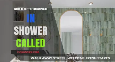 Understanding the Tile Backsplash in Shower: Its Name and Purpose