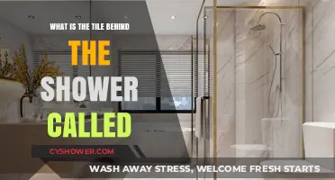 Understanding the Purpose and Name of the Tile Behind Your Shower