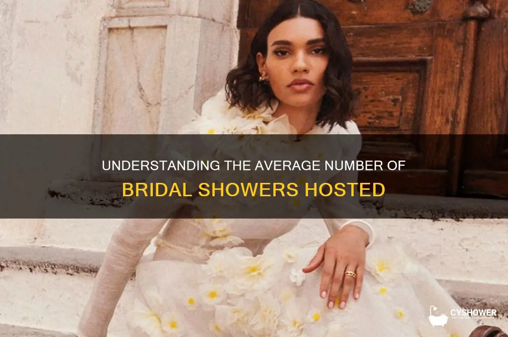 what is the typical number of bridal shower