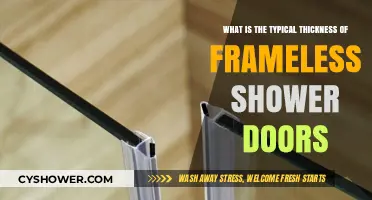 Frameless Shower Doors: Understanding Standard Thickness for Modern Bathrooms