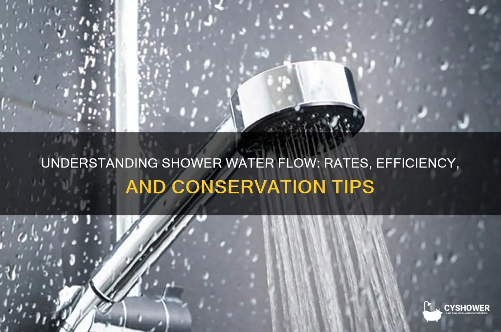 what is the water flow of a shower