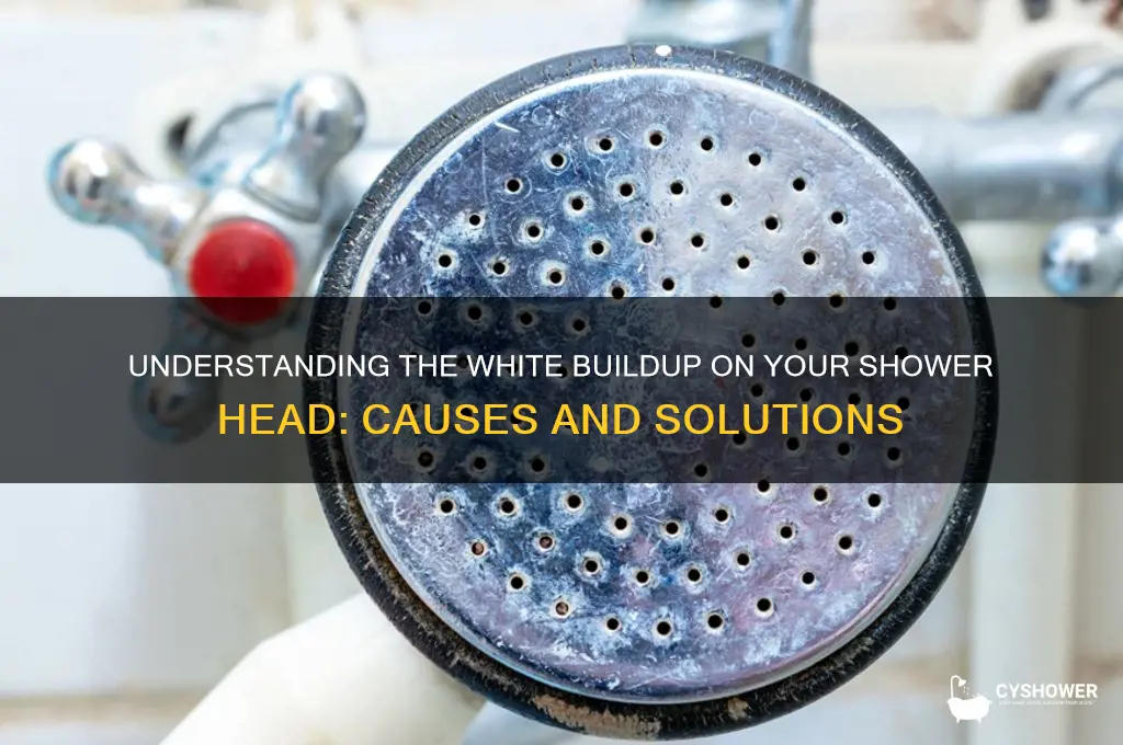 what is the white build up on my shower head