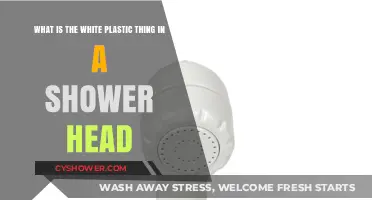 What's the White Plastic Thing in Your Shower Head?