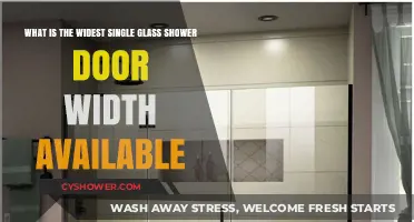 Maximize Your Shower Space: Widest Single Glass Door Width Options