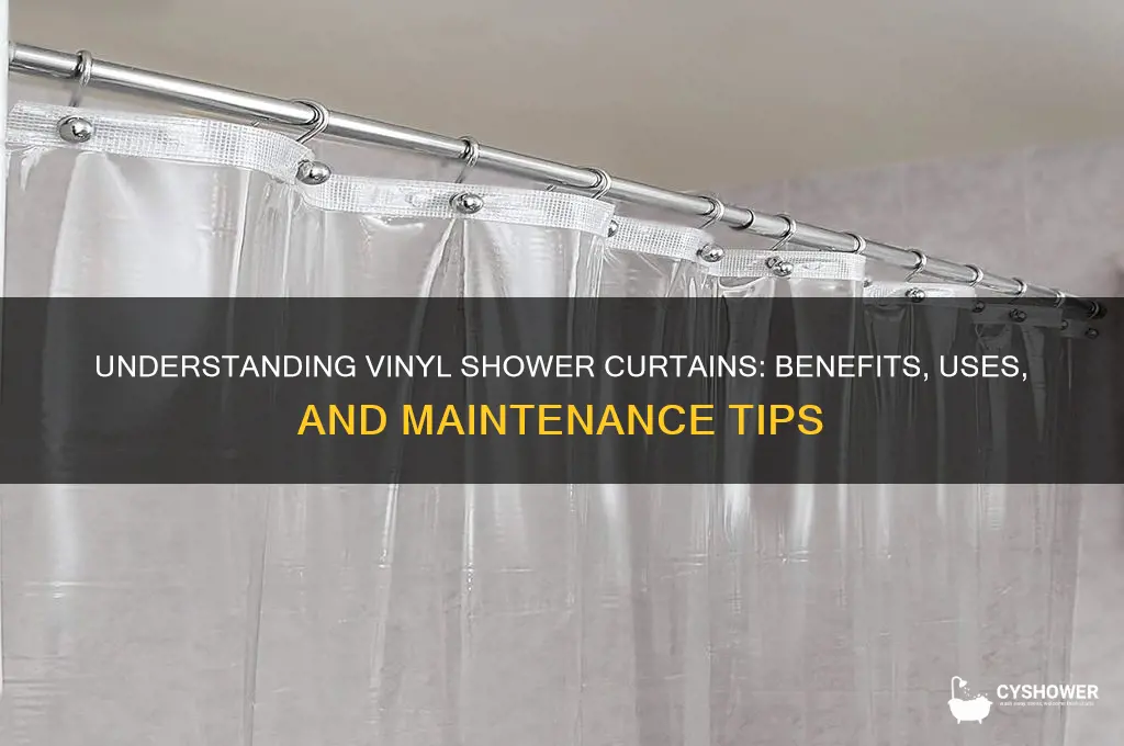 what is vinyl shower curtain