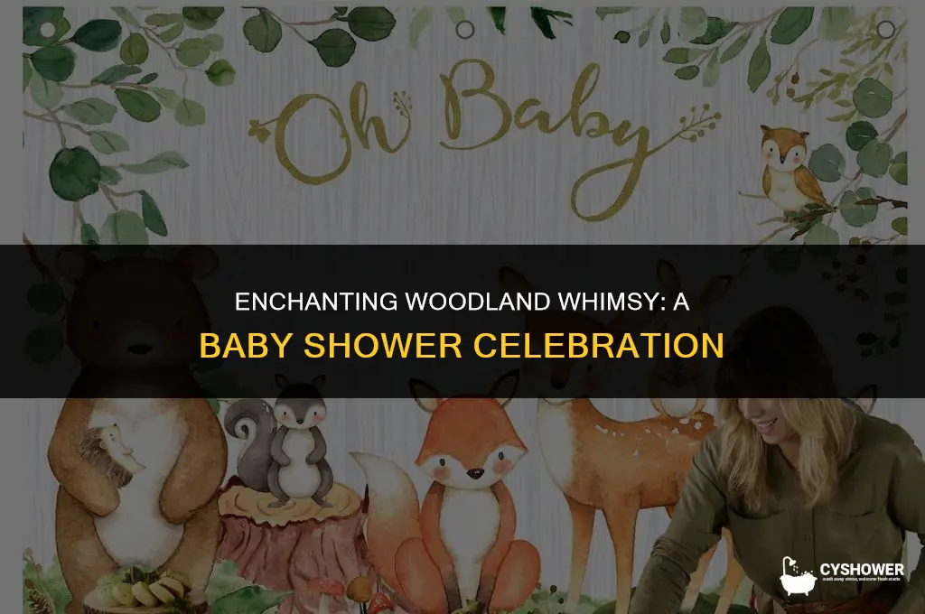 what is woodland theme baby shower