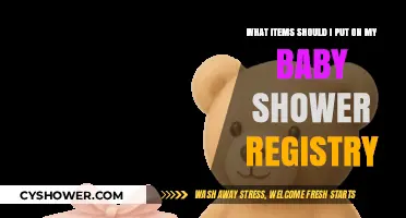 Essential Items to Include on Your Baby Shower Registry