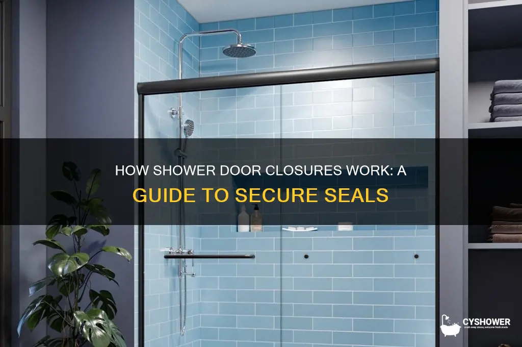 what keeps a shower door closed