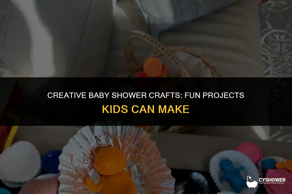 what kids can make during baby shower
