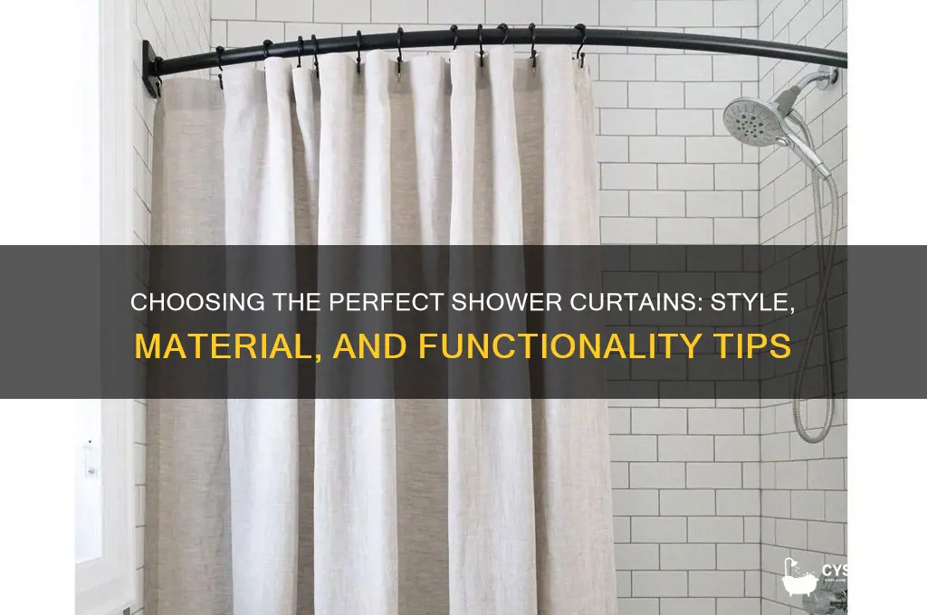 what kind of curtains for shower