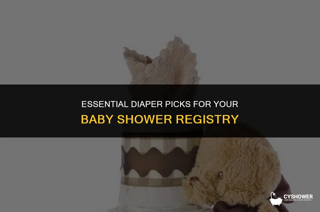 what kind of diapers to get for baby shower