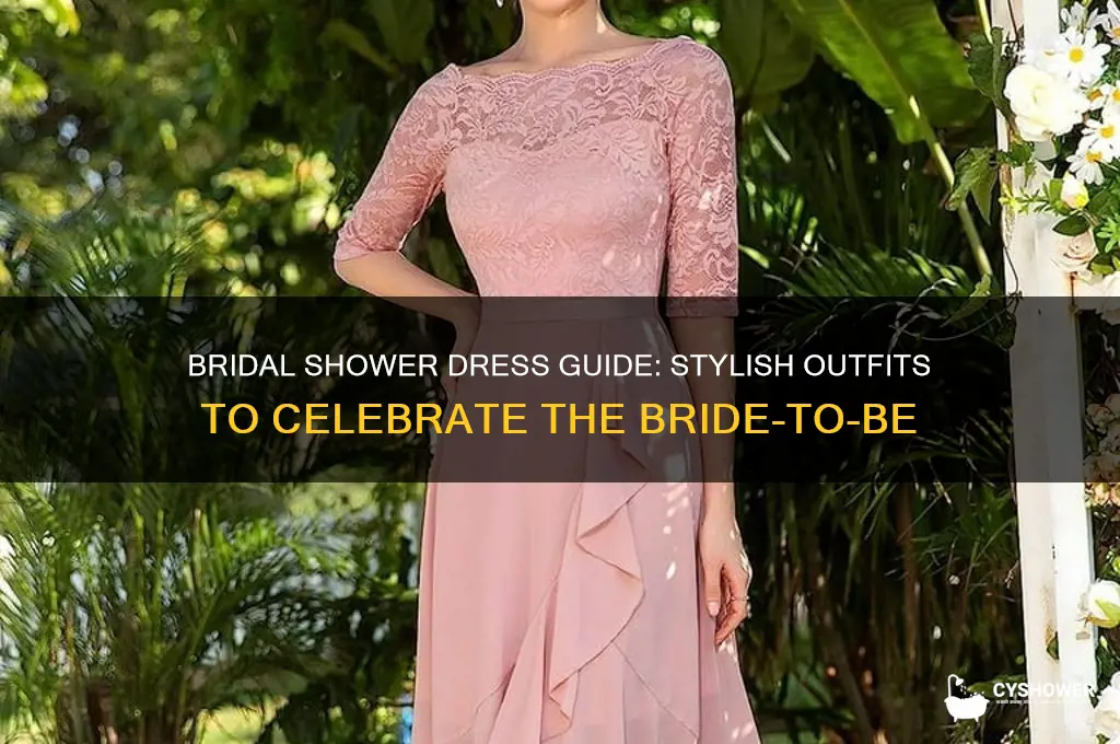 what kind of dress to wear to bridal shower