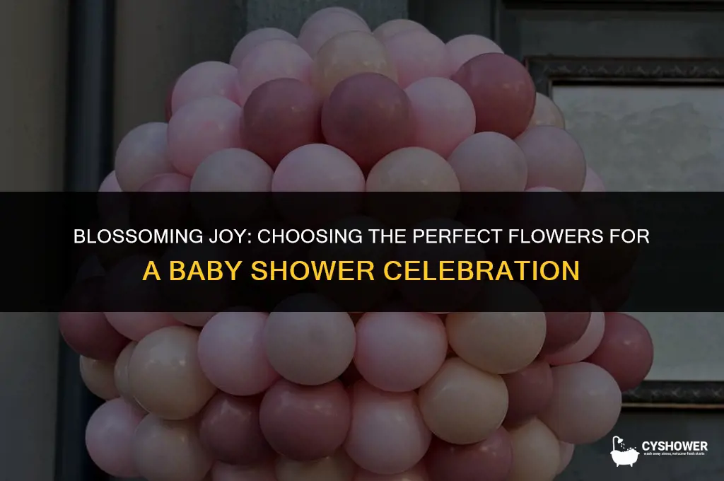 what kind of flowers for a baby shower
