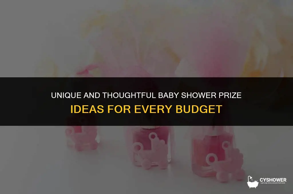 what kind of gifts for baby shower prizes