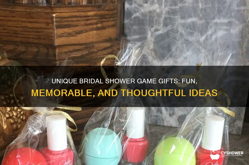 what kind of gifts for bridal shower games