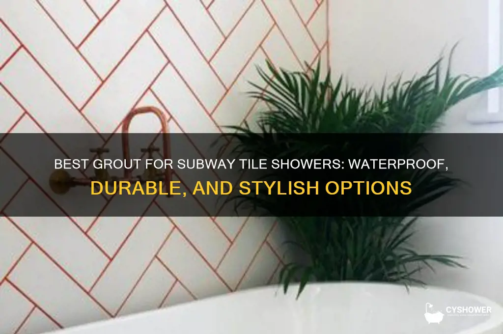 what kind of grout for subway tile shower