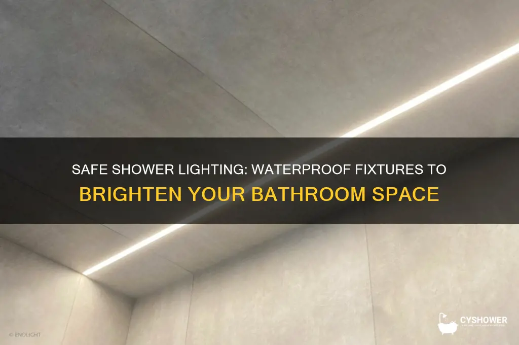 what kind of light can i put in my shower