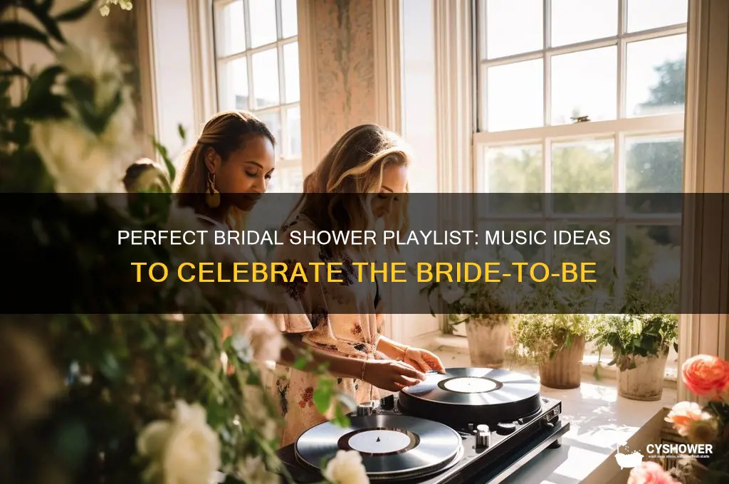 what kind of music for a bridal shower