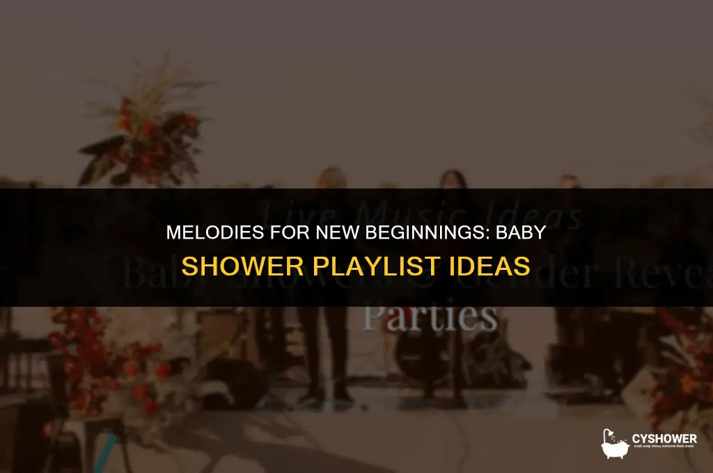 what kind of music to play at a baby shower