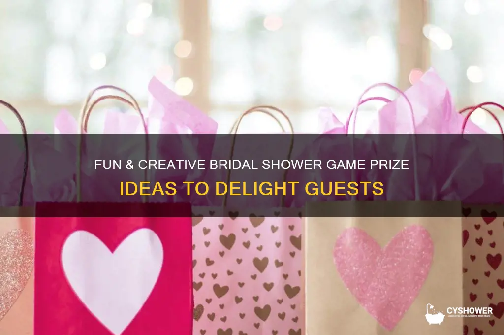 what kind of prizes for bridal shower games