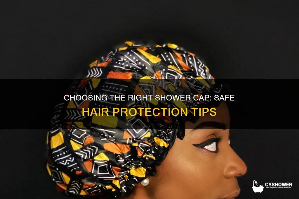 what kind of shower cap is safe for hair