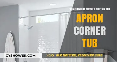 Choosing the Perfect Shower Curtain for Your Apron Corner Tub