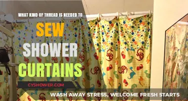 Choosing the Right Thread for Sewing Durable Shower Curtains