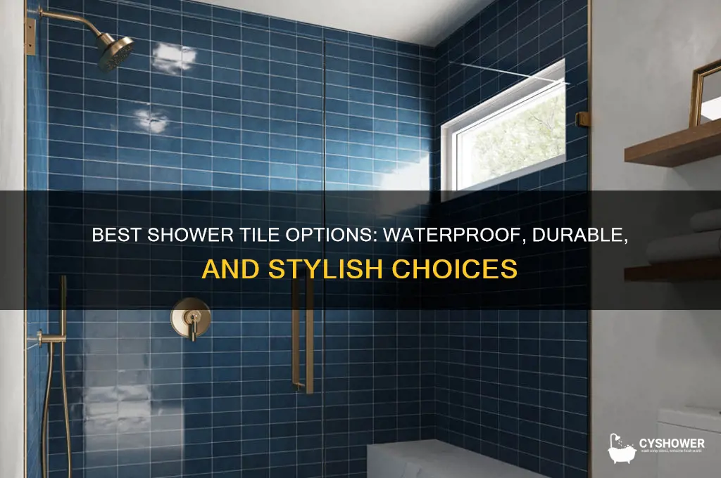 what kind of tile can i put in my shower
