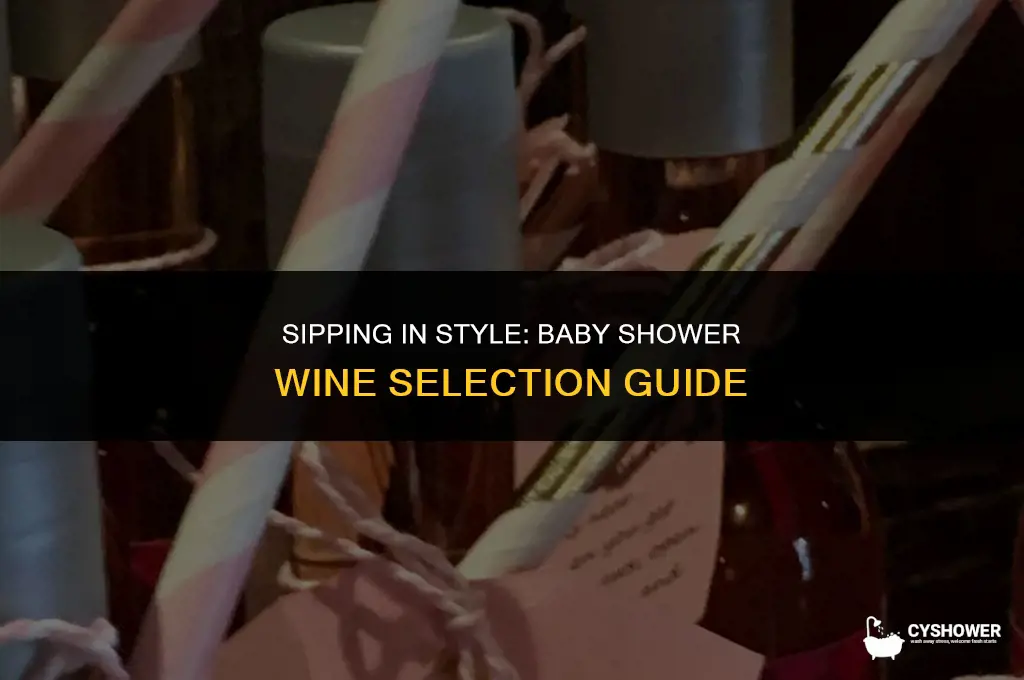 what kind of wine to serve at a baby shower