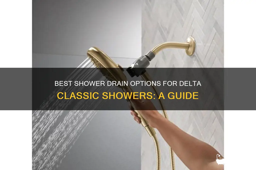 what kind shower drain is best for delta classic