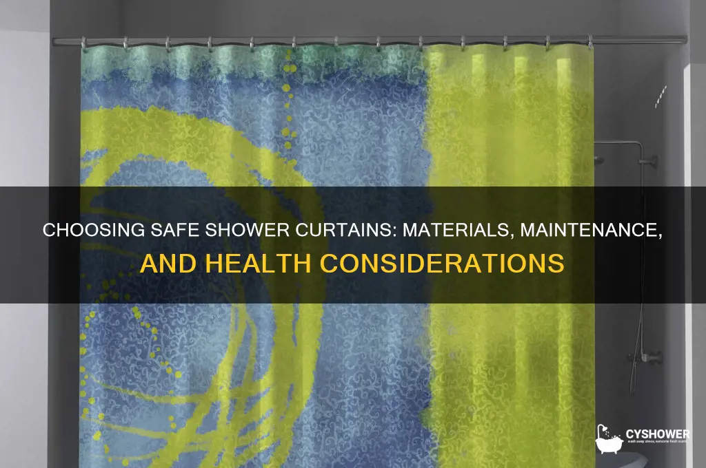 what kinds of shower curtain is safe