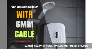 Choosing the Right kW Shower for Your 6mm Cable Setup