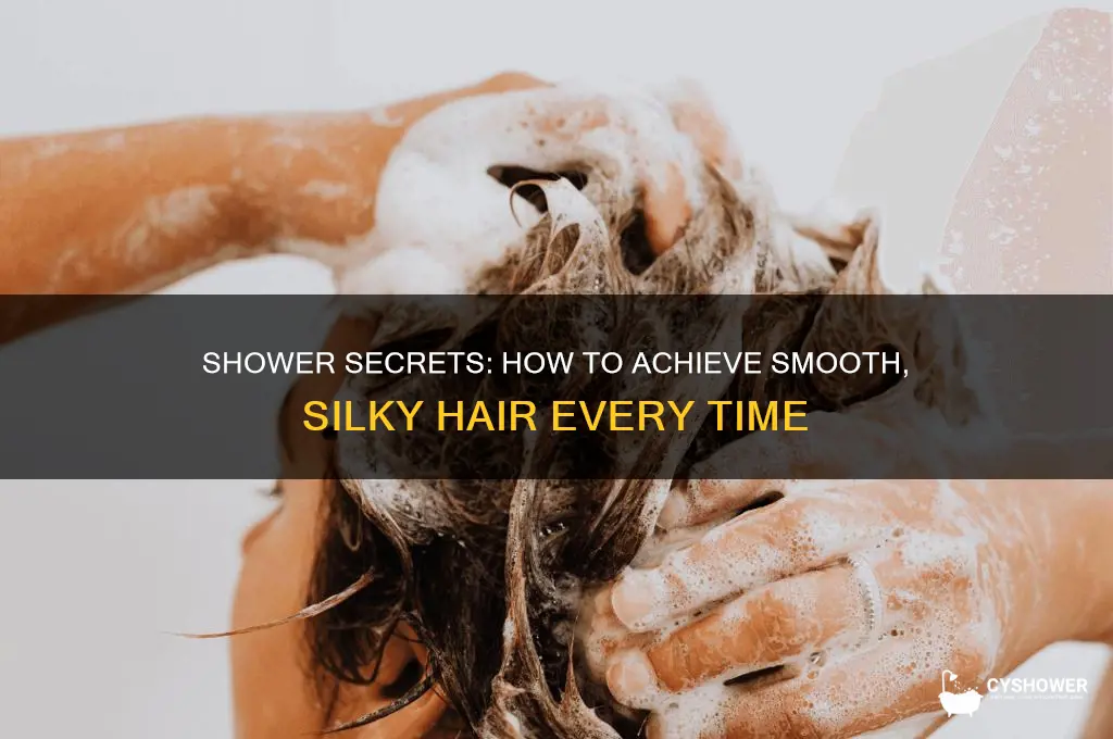 what leaves your hair smooth after a shower
