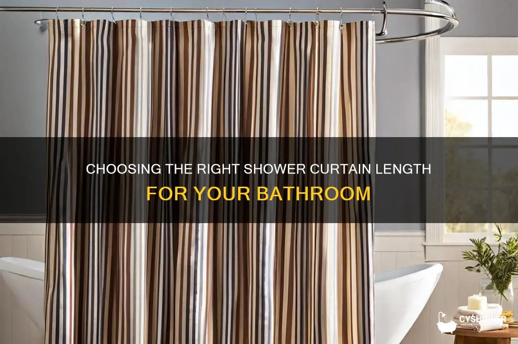 what length shower curtain do i need