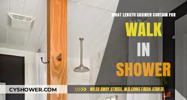 Choosing the Perfect Shower Curtain Length for Your Walk-In Shower