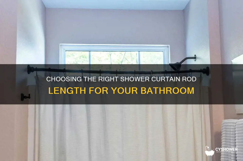 what length shower curtain rod do i need