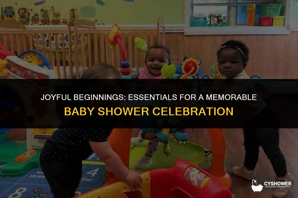 what makes a good baby shower