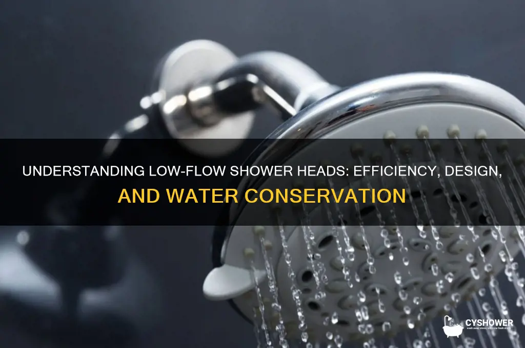 what makes a shower head low flow