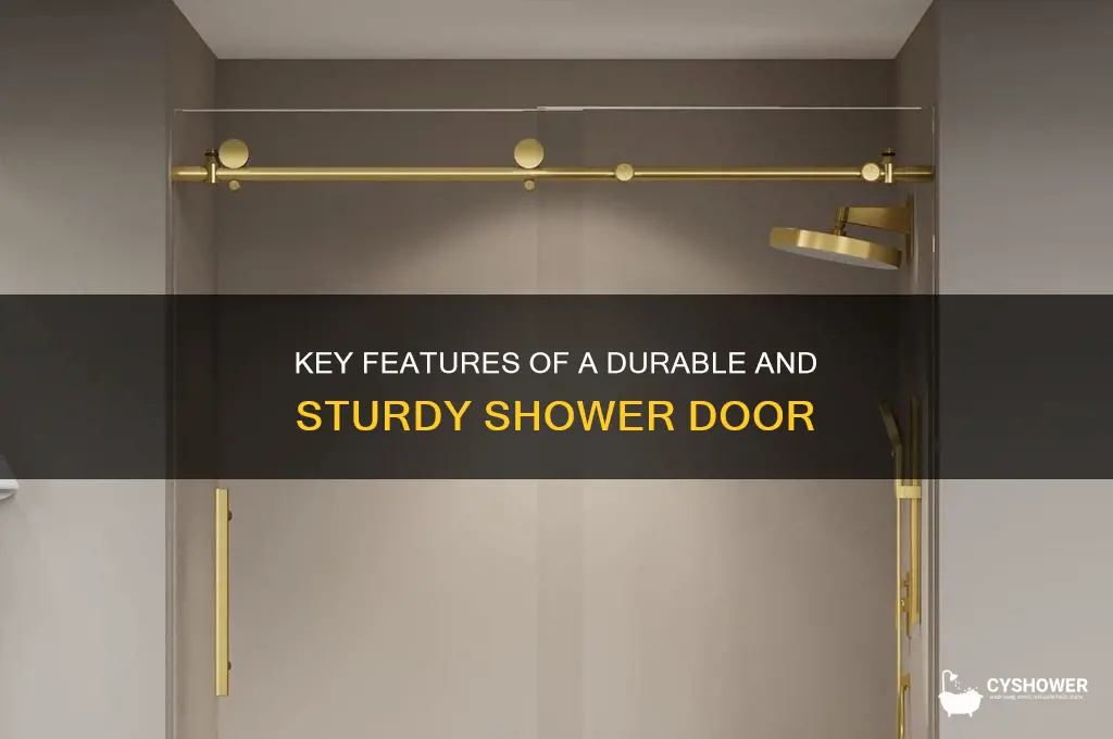 what makes for asturdy shower door