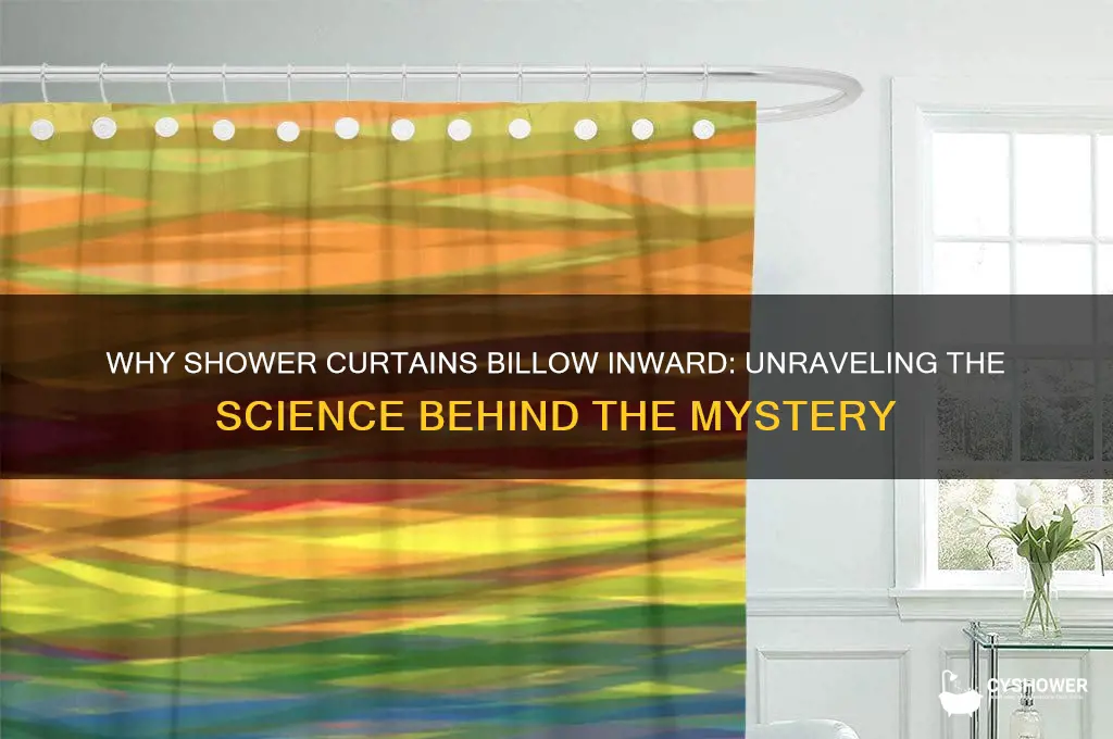 what makes the shower curtain billow in